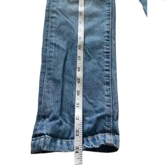 Paige Ankle Peg Distressed Jeans Light Wash Size 25 - Picture 4 of 5